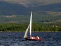 Sailing on Loch Morlich